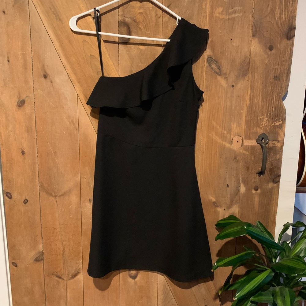 Banana Republic One-shoulder Ruffle Dress